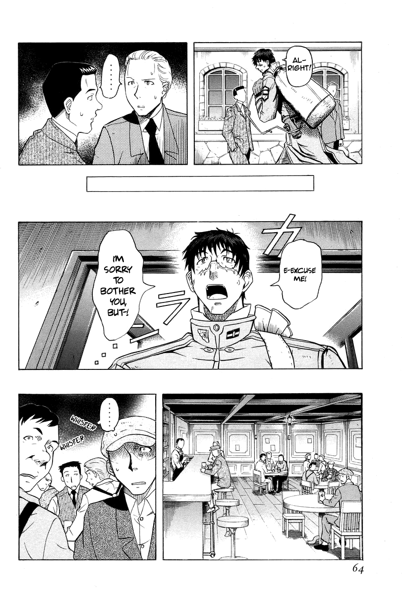 Pumpkin Scissors Chapter 21 page 14 - Chapter 21: Before Rain (1)