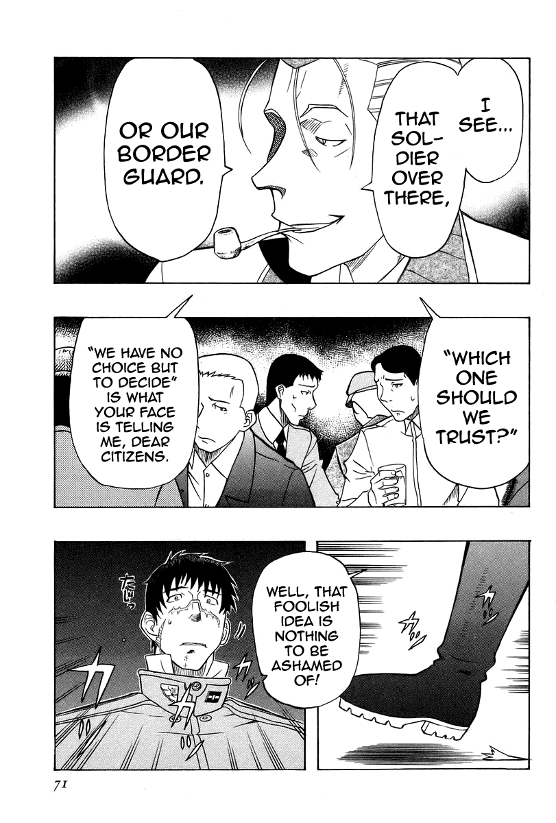 Pumpkin Scissors Chapter 21 page 21 - Chapter 21: Before Rain (1)