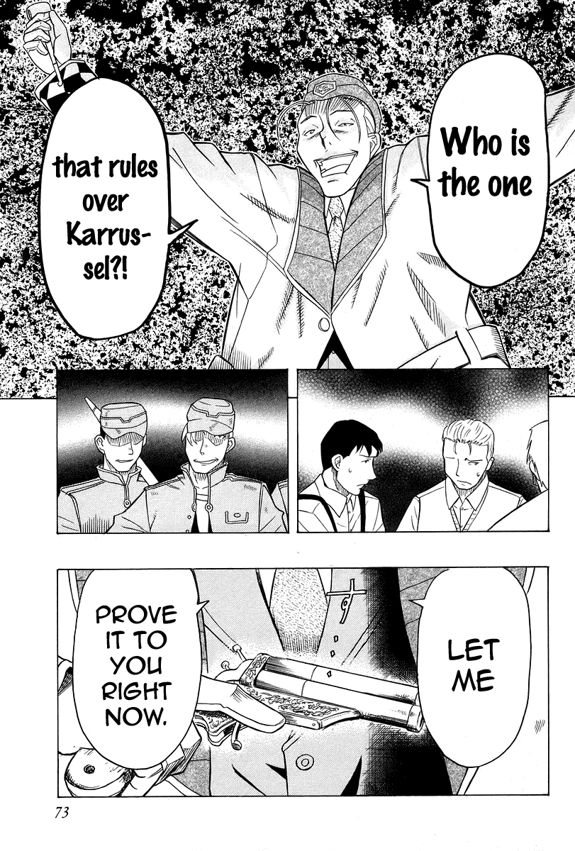 Pumpkin Scissors Chapter 21 page 23 - Chapter 21: Before Rain (1)