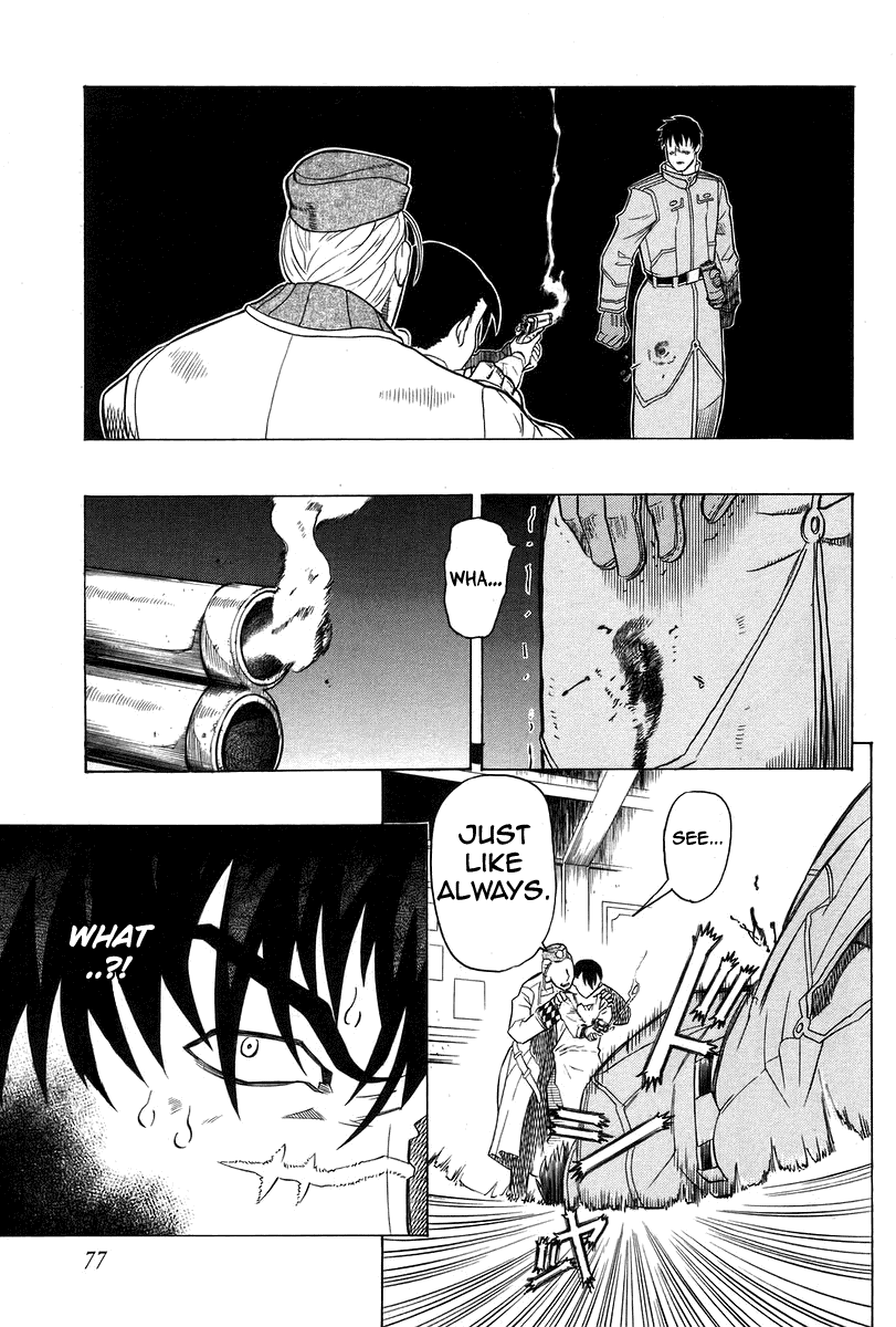 Pumpkin Scissors Chapter 21 page 27 - Chapter 21: Before Rain (1)