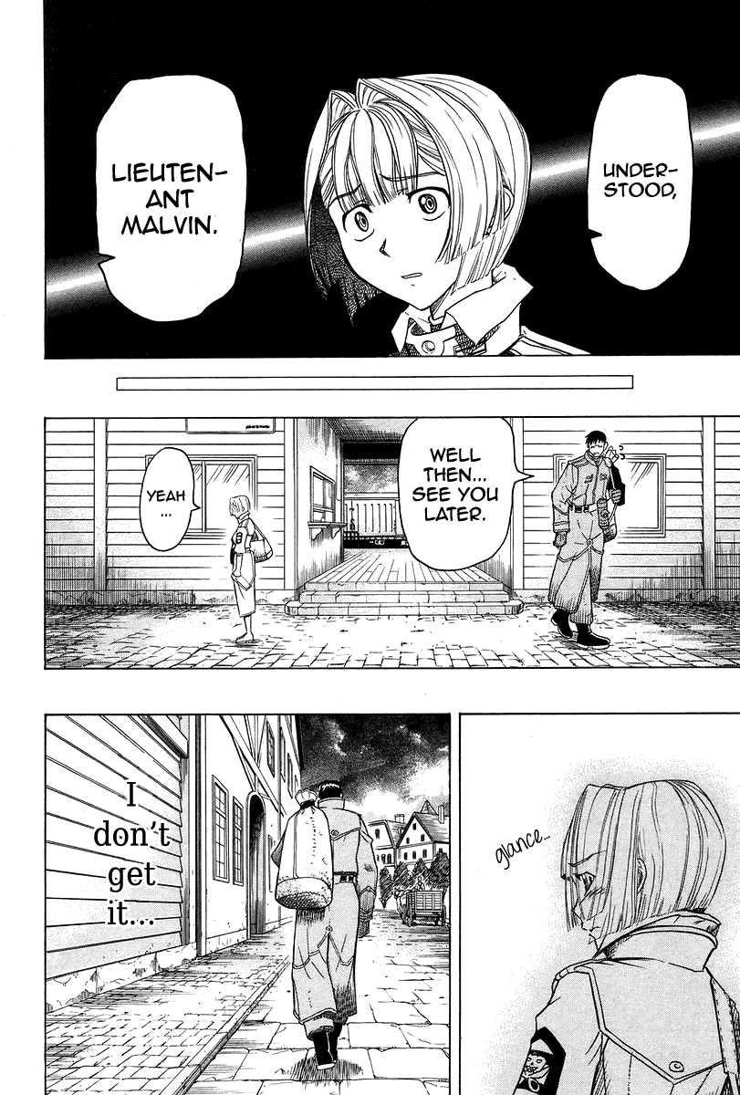 Pumpkin Scissors Chapter 21 page 4 - Chapter 21: Before Rain (1)
