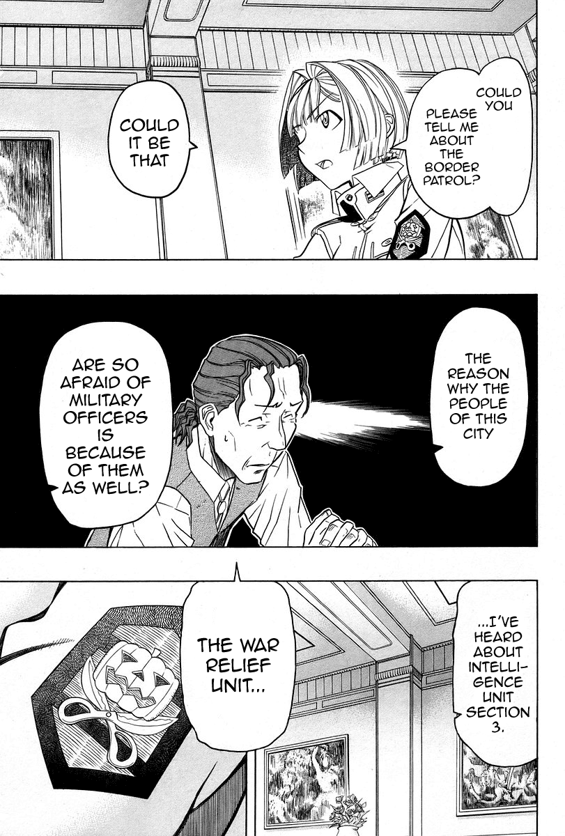 Pumpkin Scissors Chapter 22 page 21 - Chapter 22: Before Rain (2)