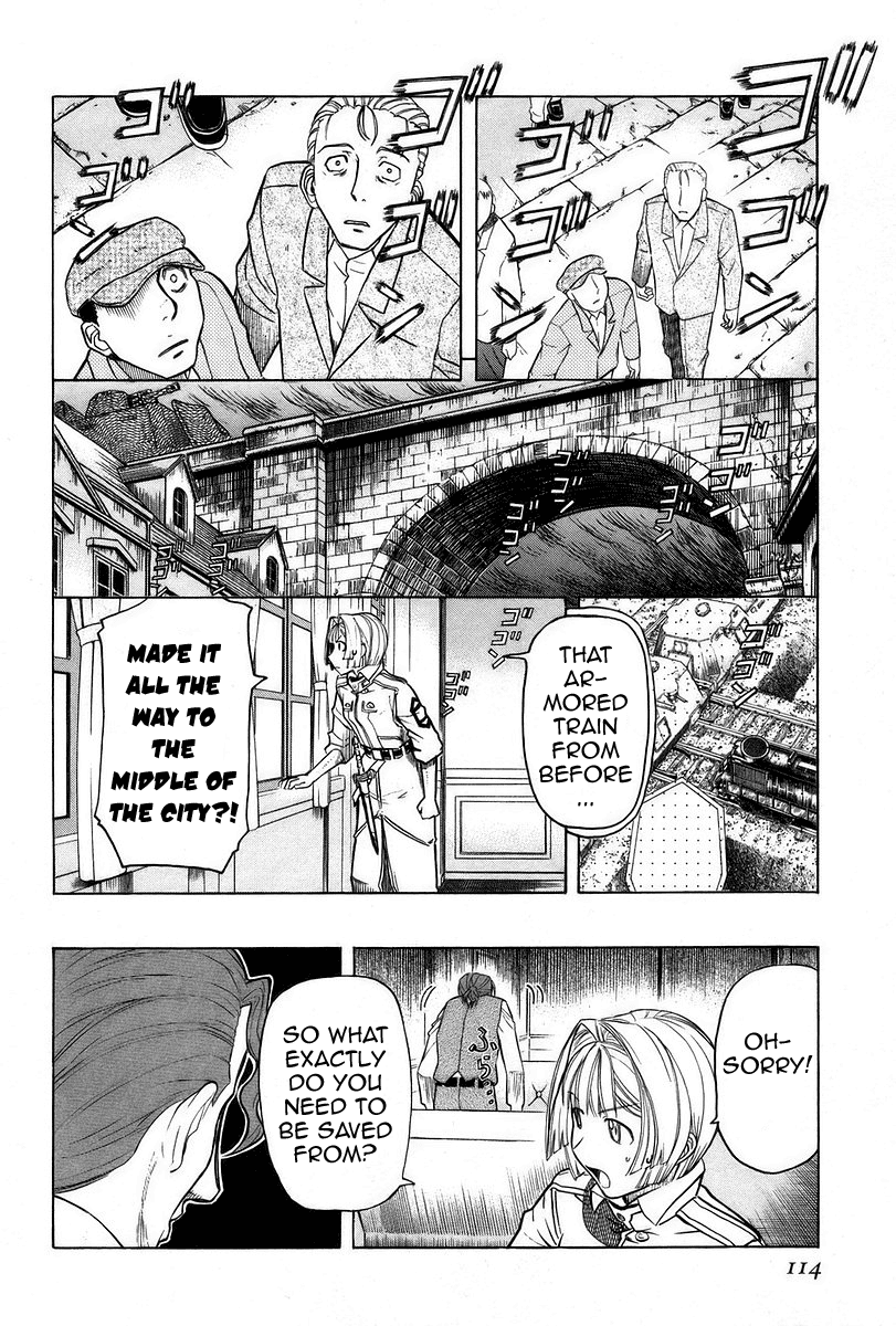 Pumpkin Scissors Chapter 22 page 25 - Chapter 22: Before Rain (2)