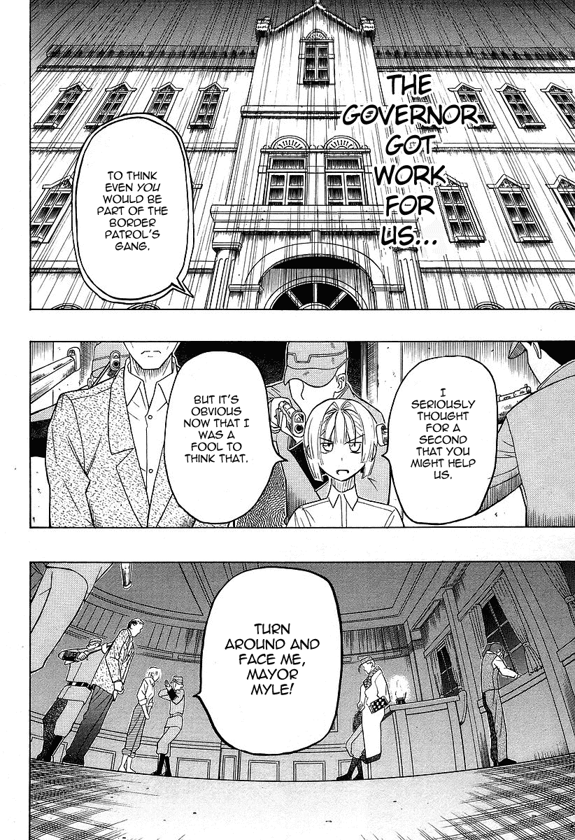 Pumpkin Scissors Chapter 27 page 32 - Chapter 27: Impromptu World (Instant Karussel)