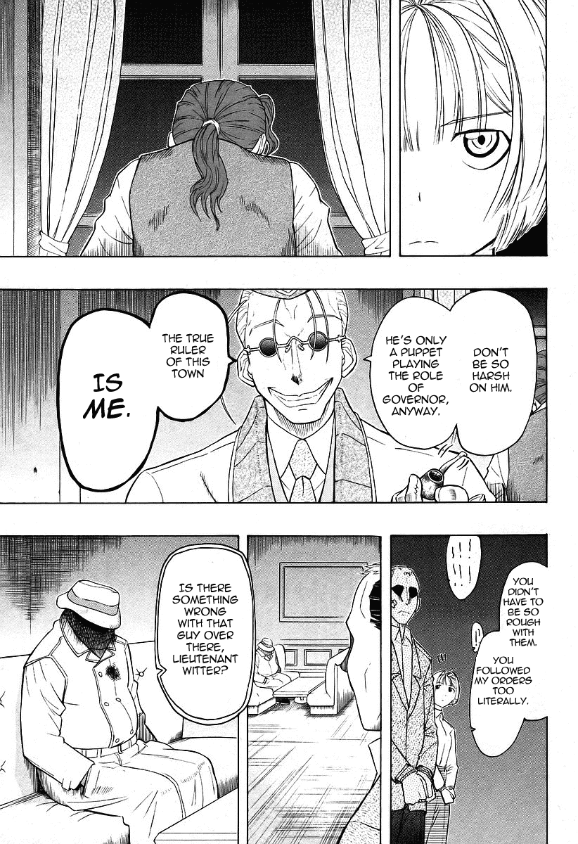 Pumpkin Scissors Chapter 27 page 33 - Chapter 27: Impromptu World (Instant Karussel)
