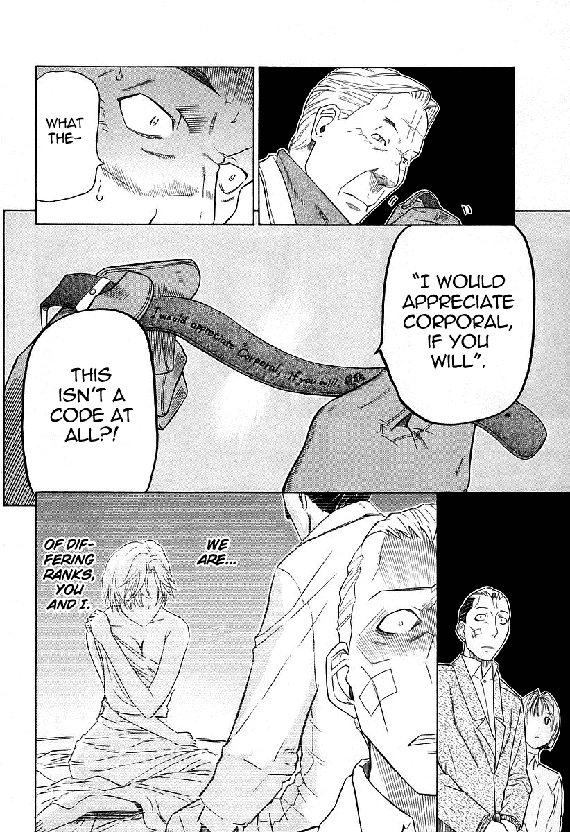 Pumpkin Scissors Chapter 27 page 38 - Chapter 27: Impromptu World (Instant Karussel)