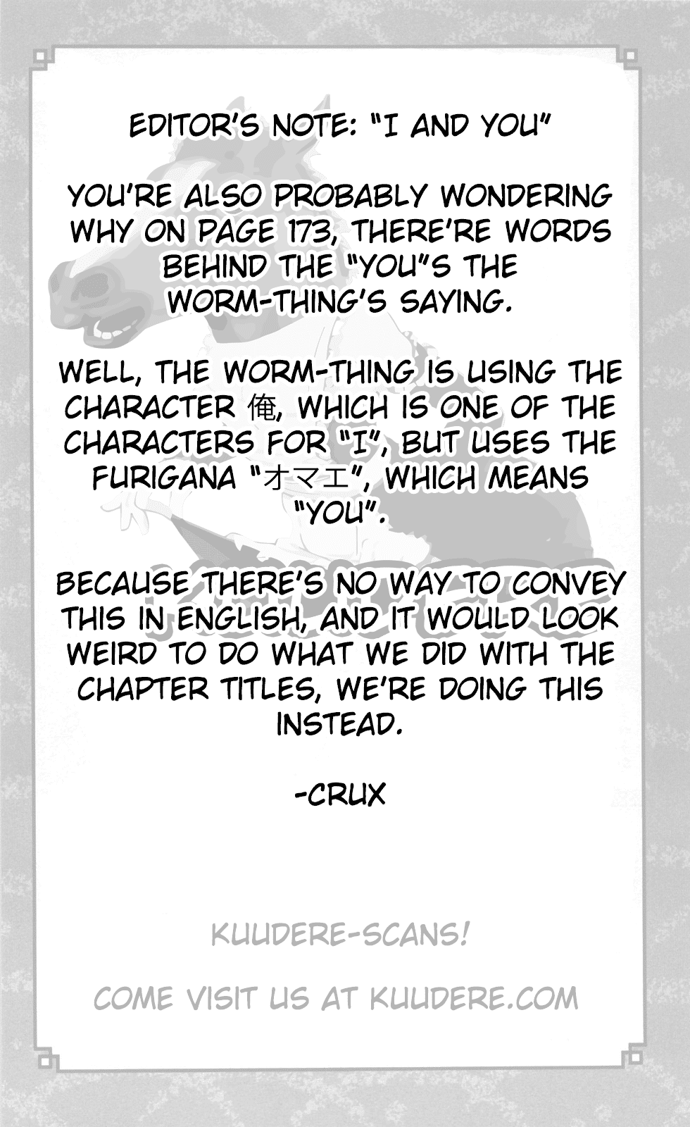 Pumpkin Scissors Chapter 28 page 61 - Chapter 28: Confession