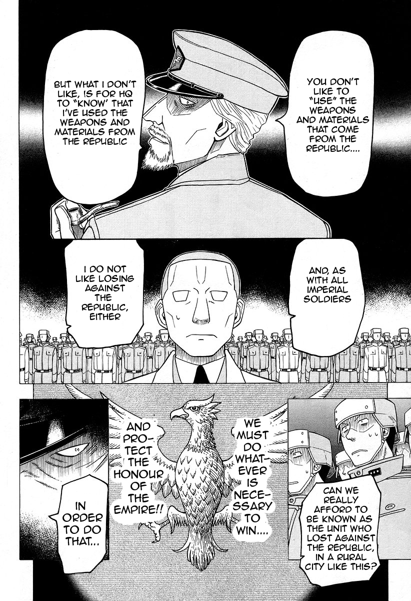 Pumpkin Scissors Chapter 29 page 16 - Chapter 29: Foolish Army
