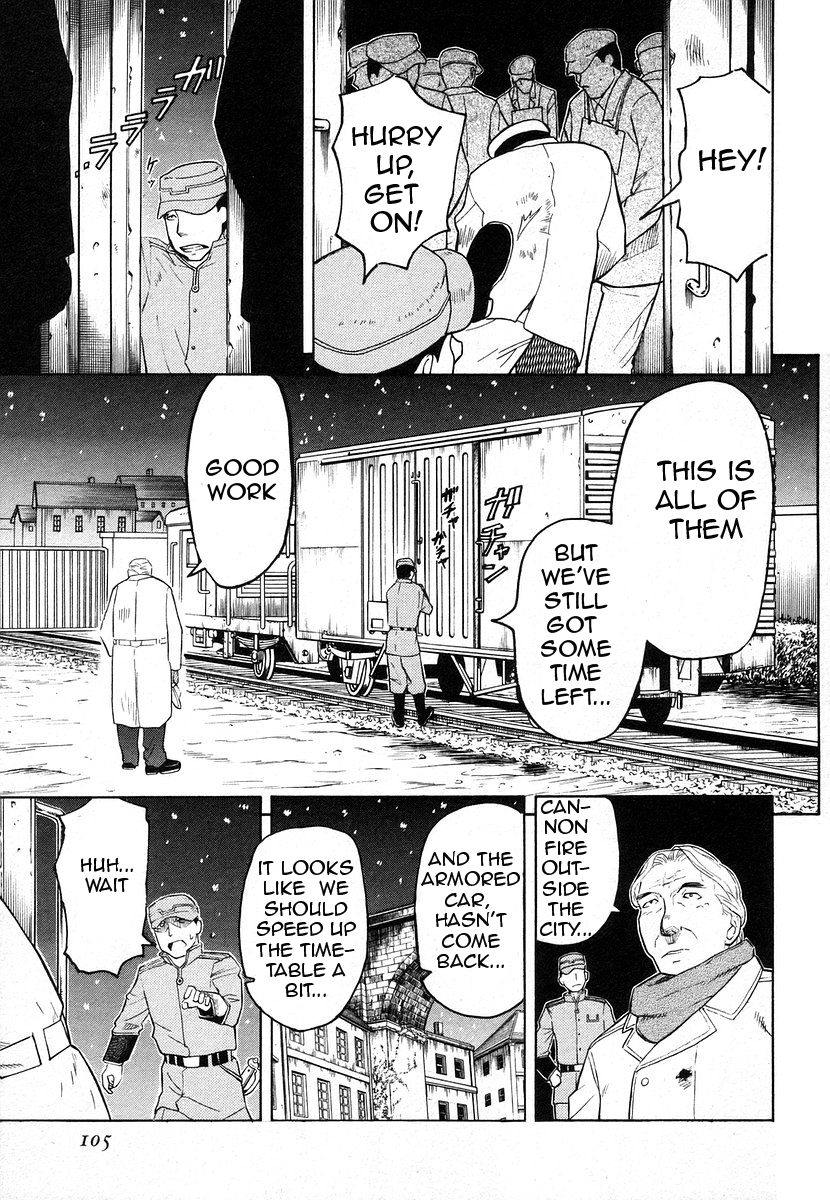 Pumpkin Scissors Chapter 32 page 1 - Chapter 32: Those That Inflict the Finishing Blow