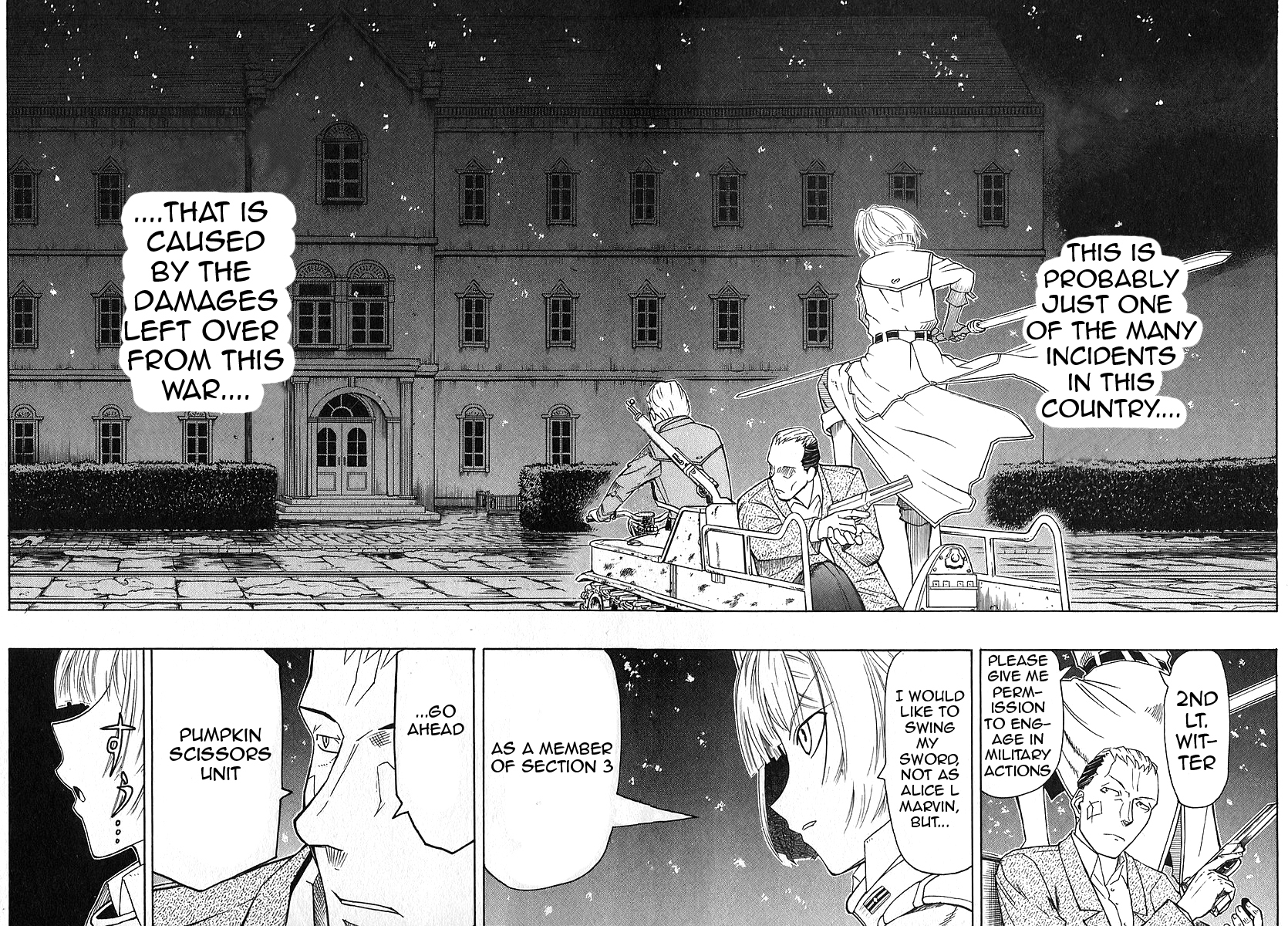 Pumpkin Scissors Chapter 32 page 6 - Chapter 32: Those That Inflict the Finishing Blow