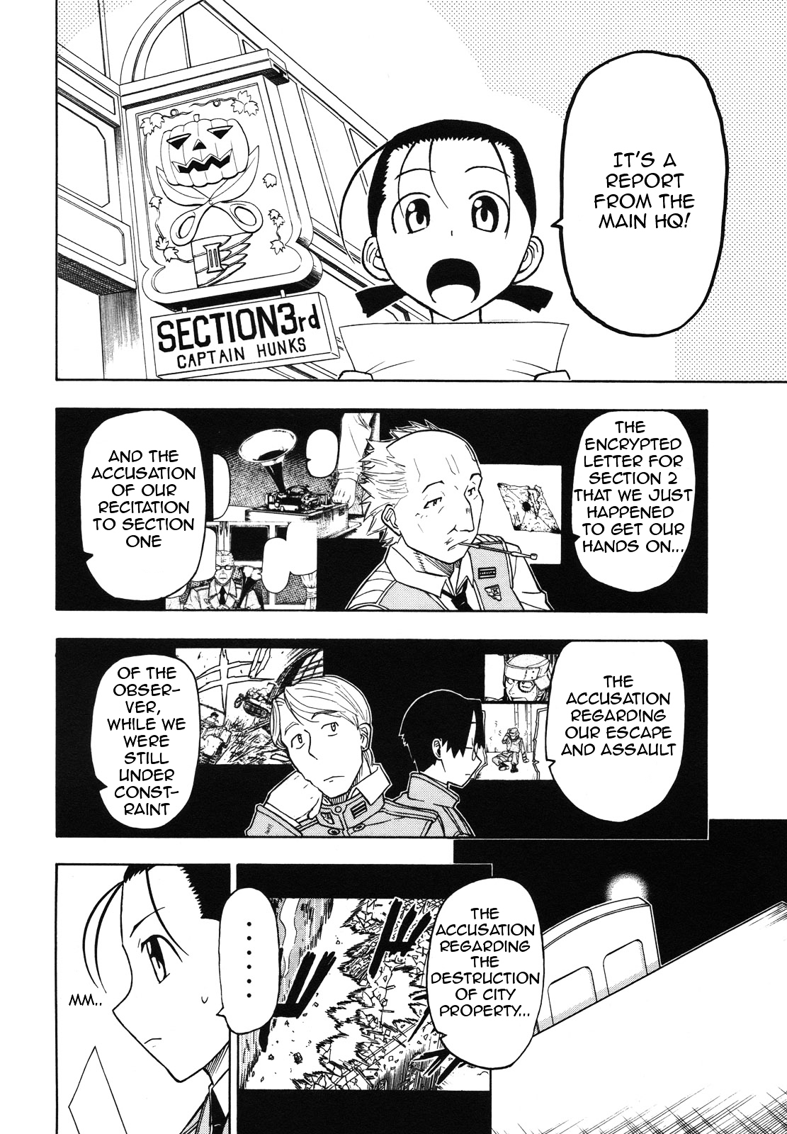 Pumpkin Scissors Chapter 35 page 13 - Chapter 35: The Passionate Adults