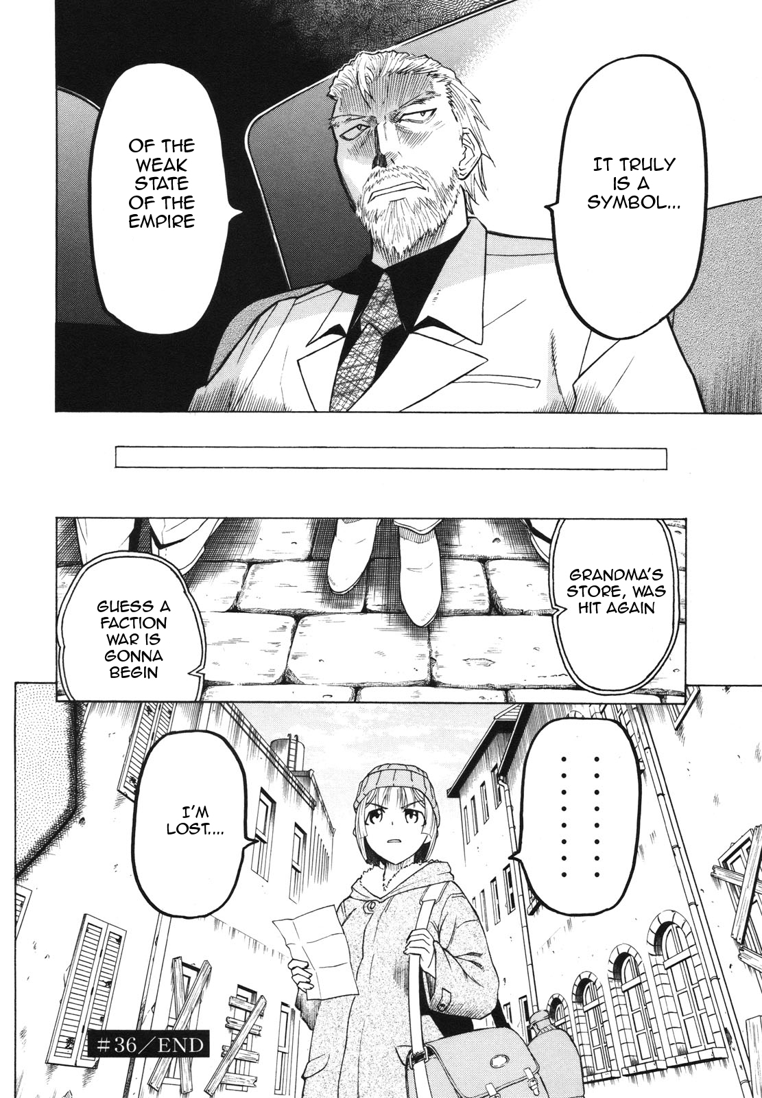 Pumpkin Scissors Chapter 36 page 44 - Chapter 36: The Vicious City
