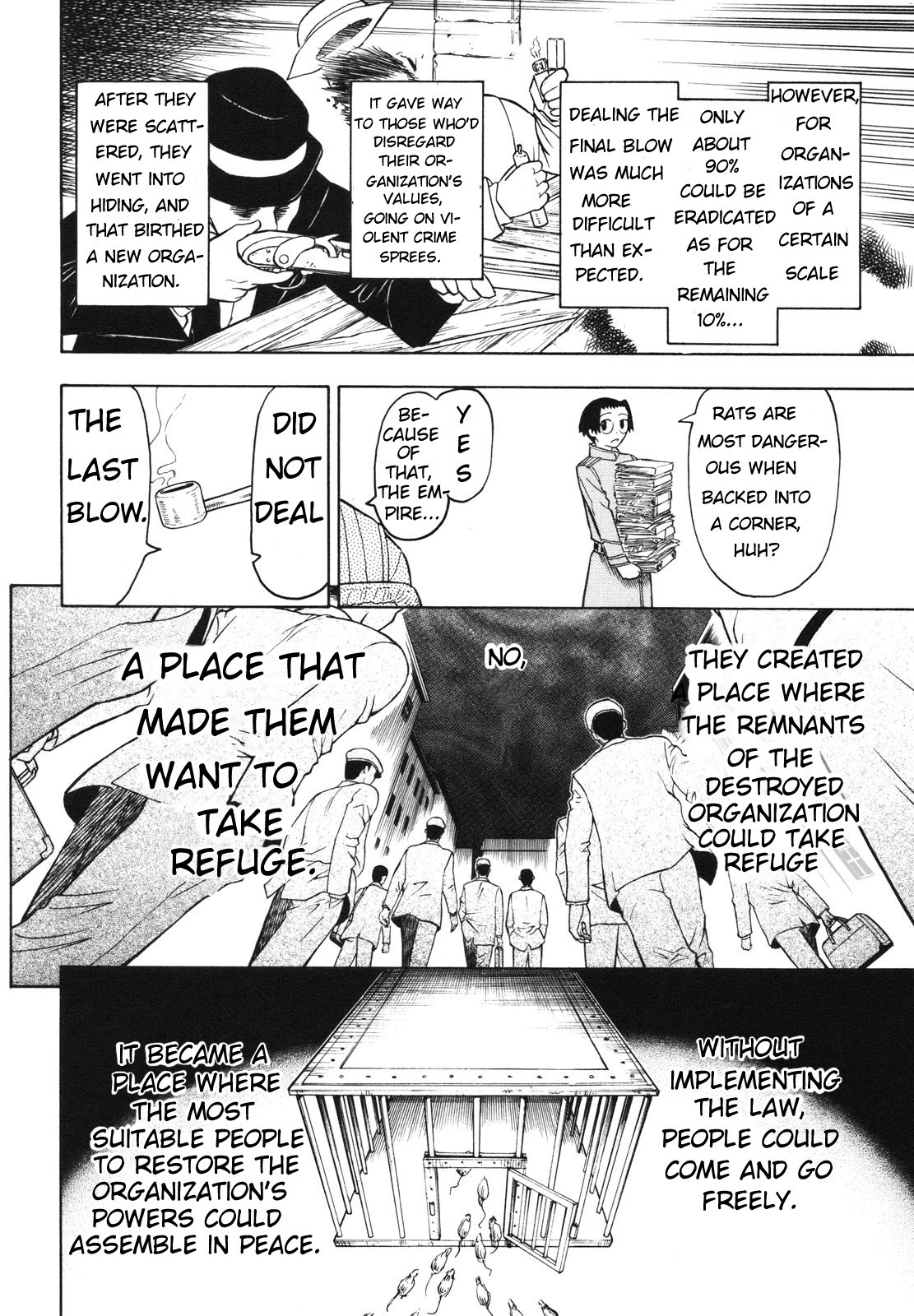 Pumpkin Scissors Chapter 37 page 16 - Chapter 37: Primitive Obligation