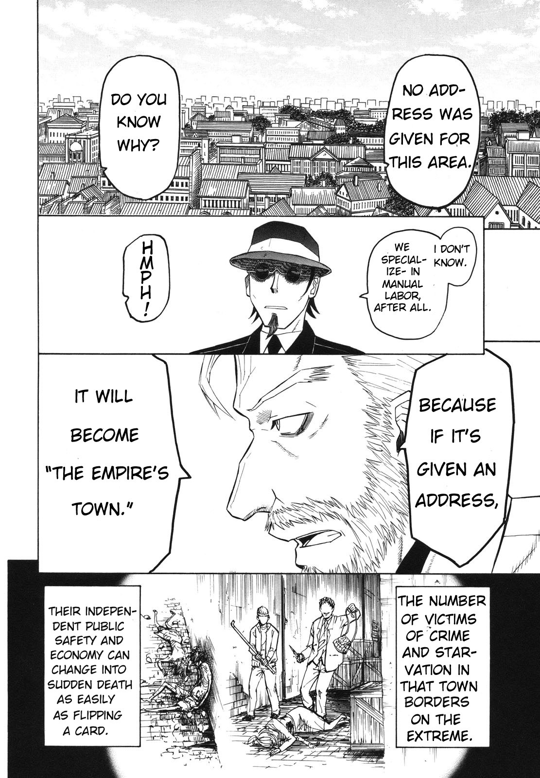 Pumpkin Scissors Chapter 37 page 38 - Chapter 37: Primitive Obligation