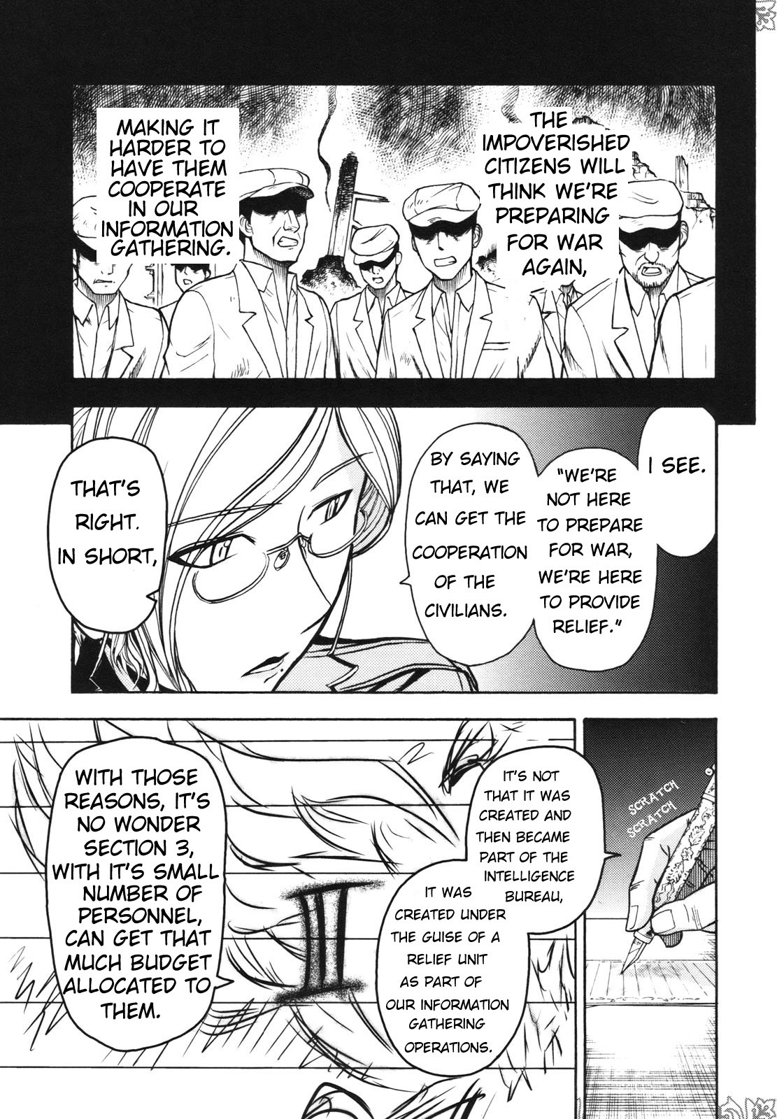 Pumpkin Scissors Chapter 37 page 49 - Chapter 37: Primitive Obligation