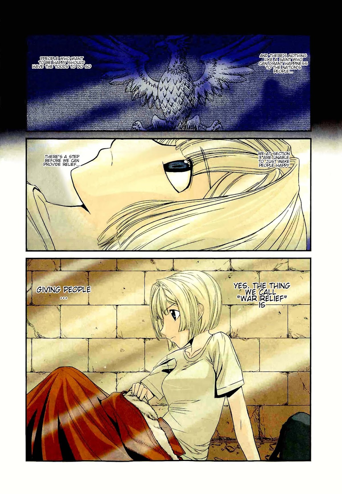 Pumpkin Scissors Chapter 40 page 8 - Chapter 40: The Powder Keg Explodes