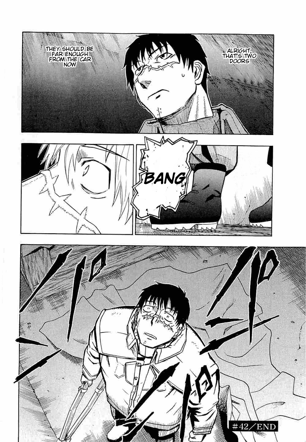Pumpkin Scissors Chapter 42 page 36 - Chapter 42: The Children's War