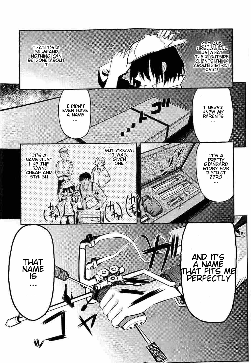 Pumpkin Scissors Chapter 42 page 4 - Chapter 42: The Children's War
