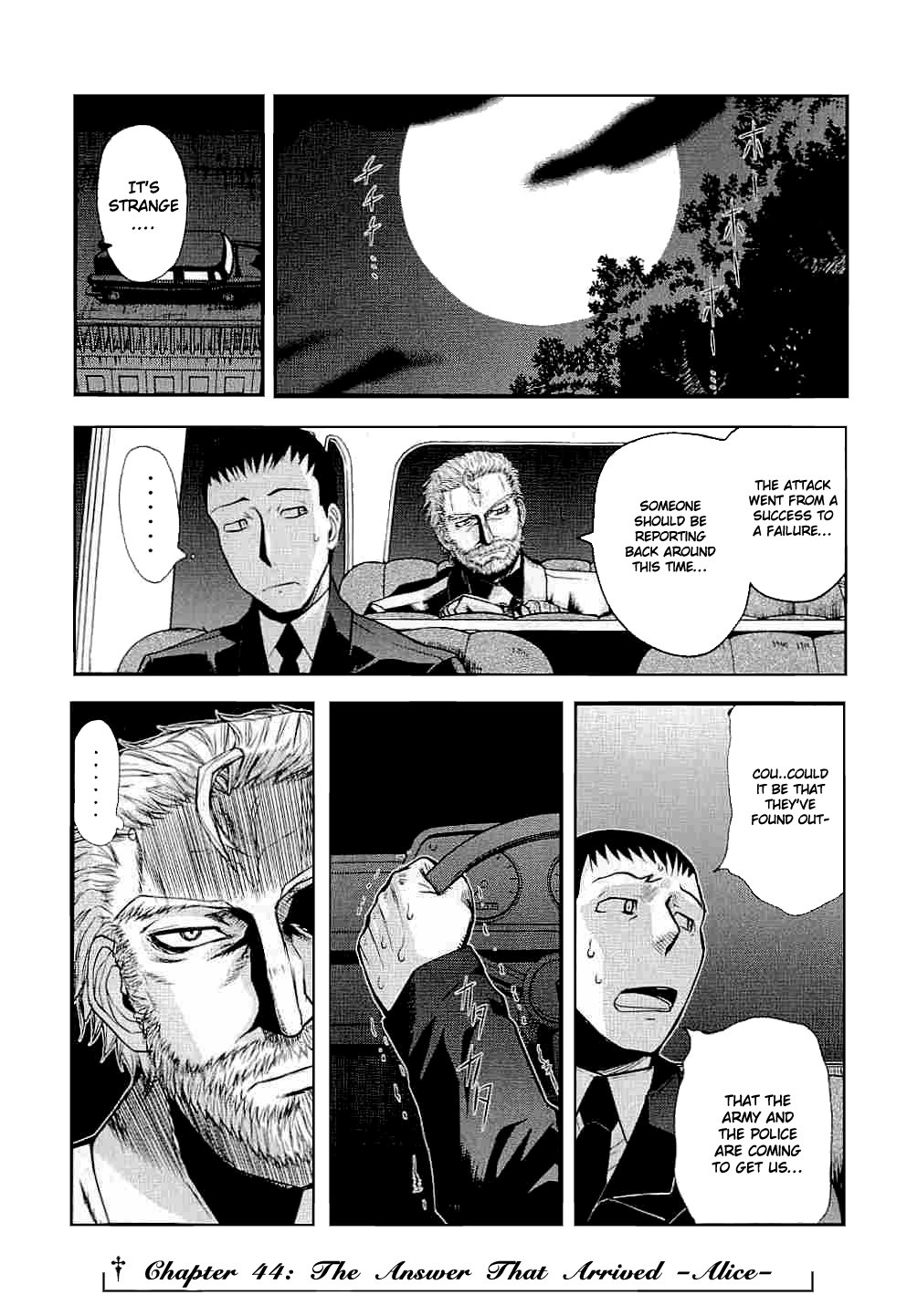Pumpkin Scissors Chapter 44 page 1 - Chapter 44: The Answer That Arrived -Alice-
