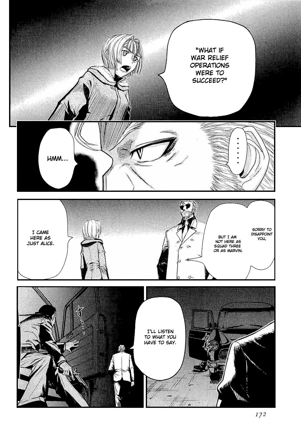 Pumpkin Scissors Chapter 44 page 10 - Chapter 44: The Answer That Arrived -Alice-
