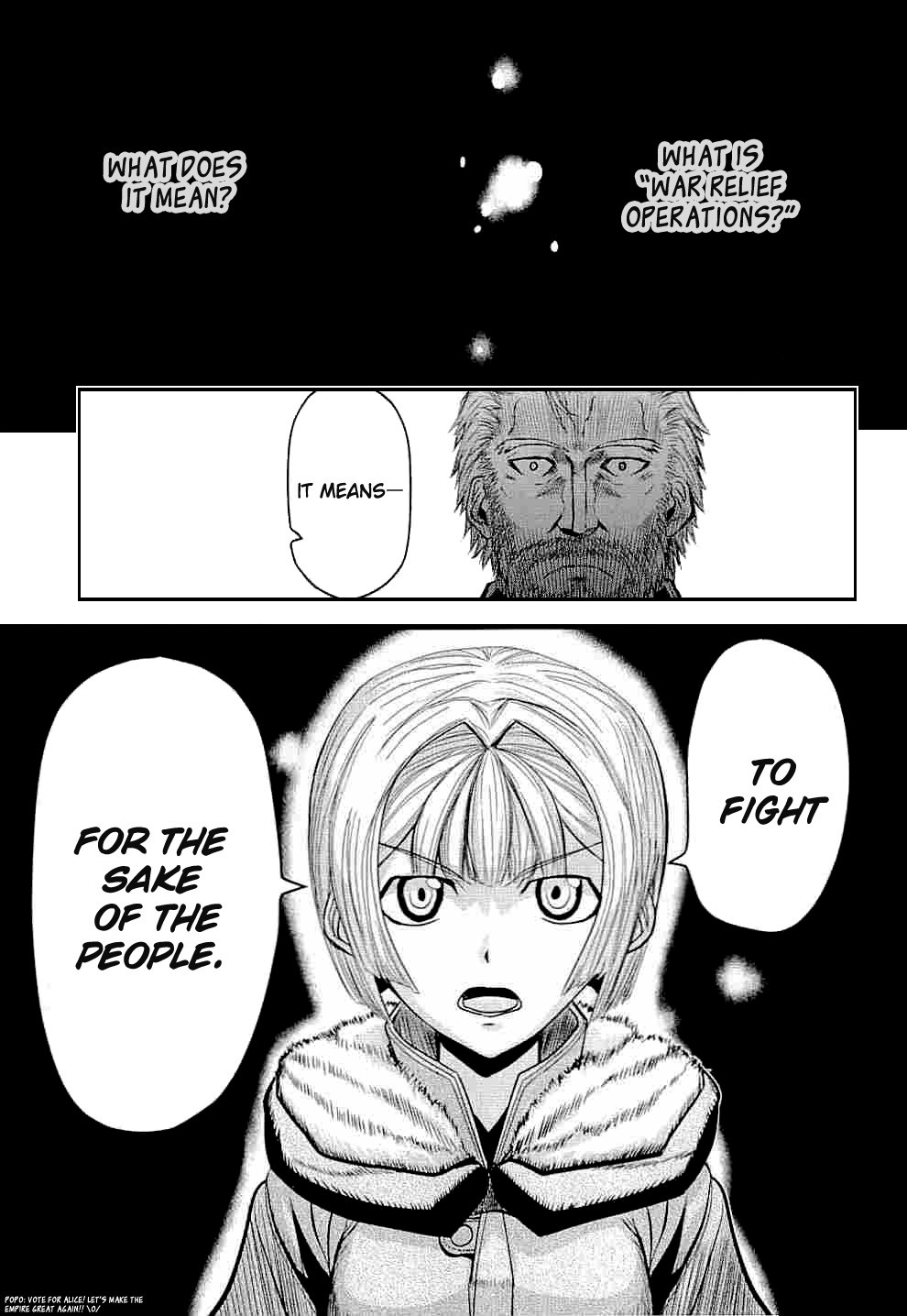 Pumpkin Scissors Chapter 44 page 13 - Chapter 44: The Answer That Arrived -Alice-