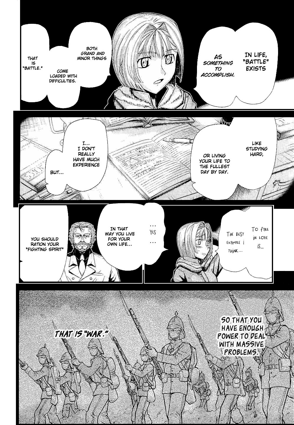 Pumpkin Scissors Chapter 44 page 16 - Chapter 44: The Answer That Arrived -Alice-