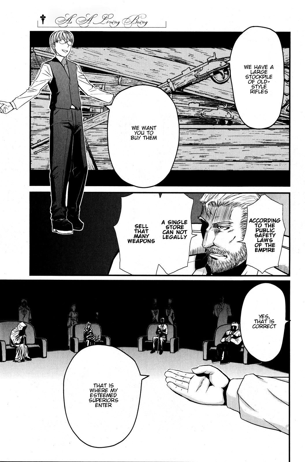 Pumpkin Scissors Chapter 45 page 6 - Chapter 45: As A Living Being