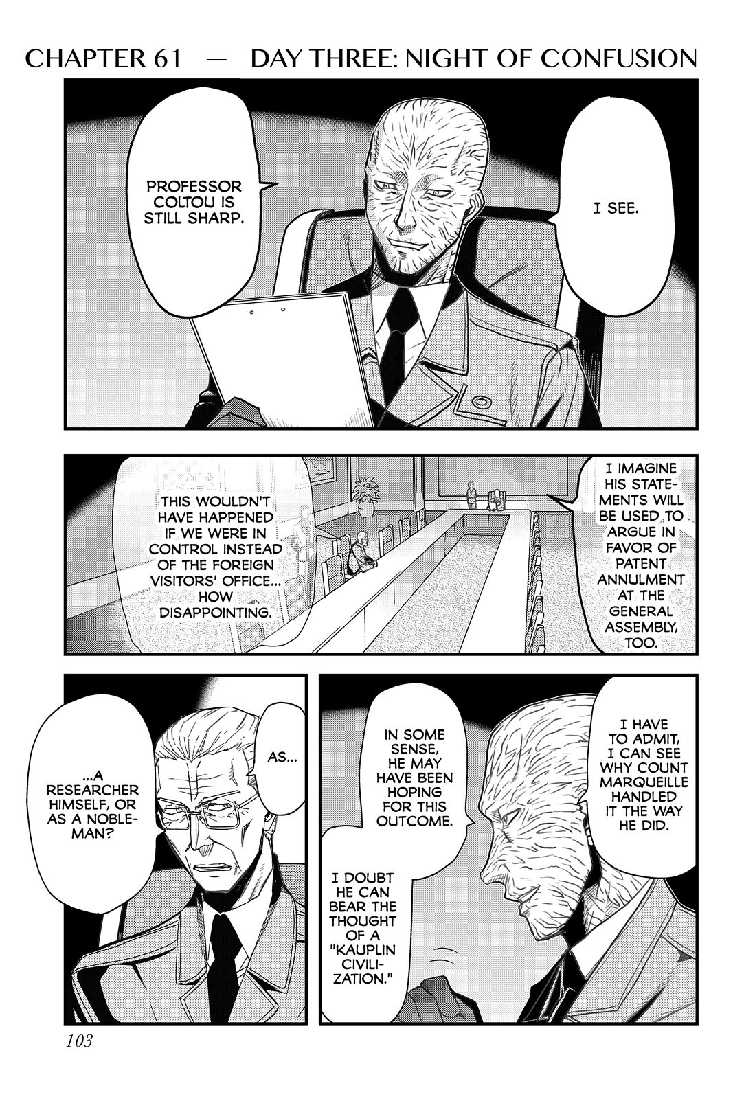 Pumpkin Scissors Chapter 61 page 1 - Chapter 61
