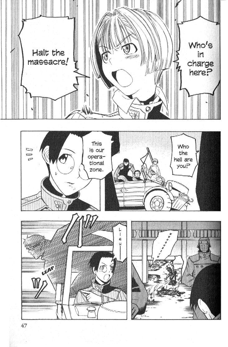 Pumpkin Scissors Chapter 7 page 49 - Chapter 7: Lady with the Scissors