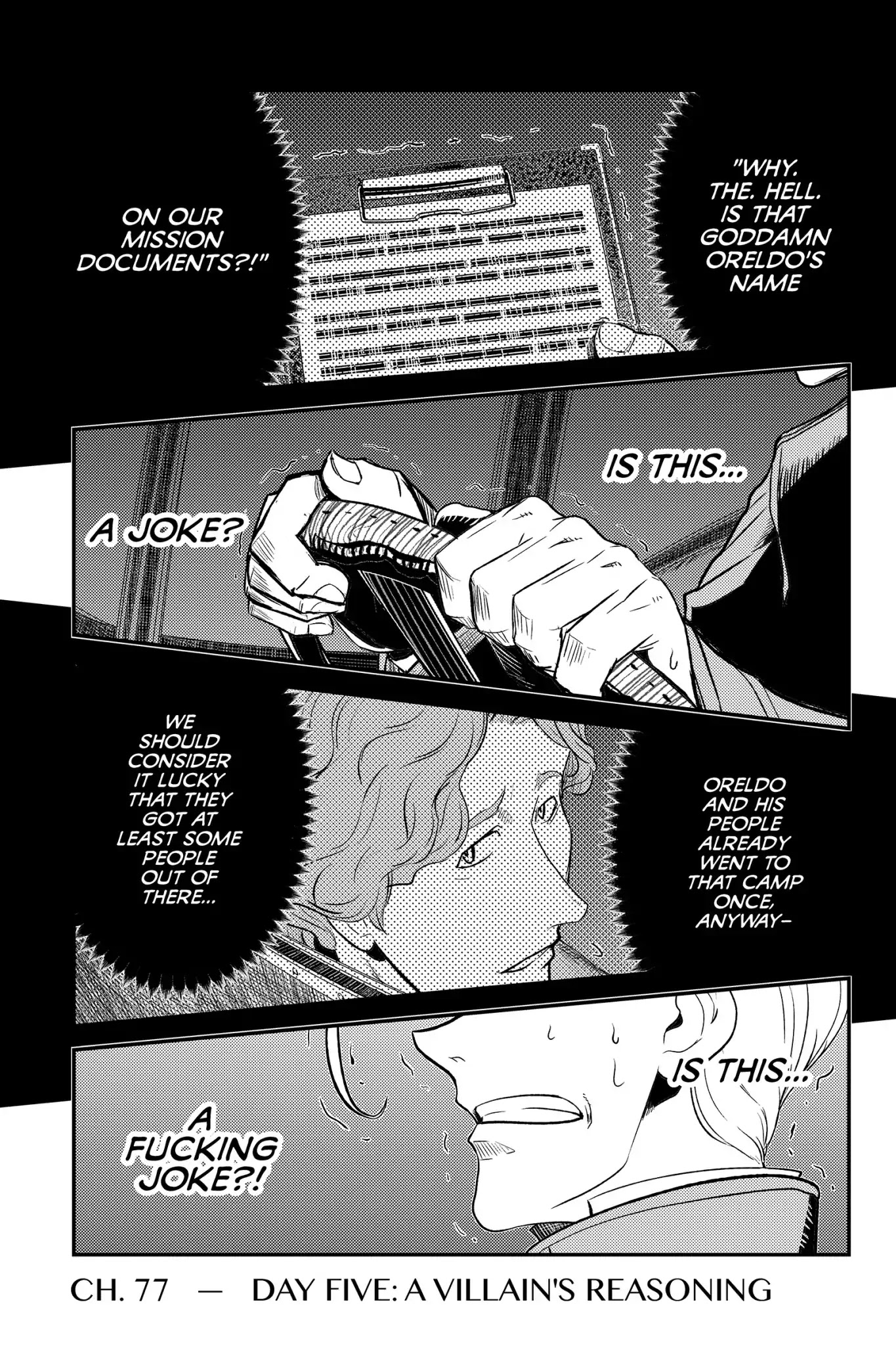 Pumpkin Scissors Chapter 82 page 1 - Chapter 82