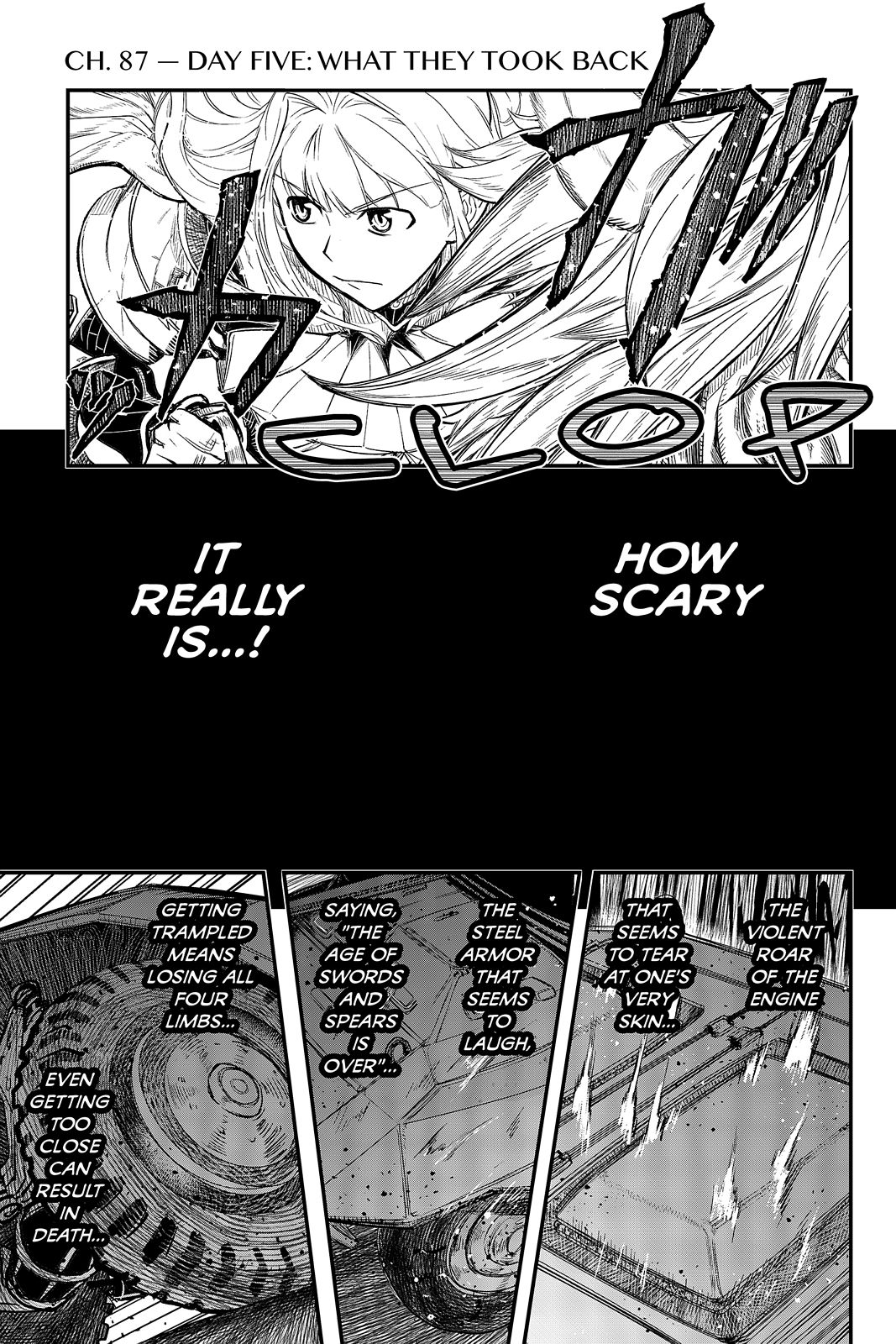Pumpkin Scissors Chapter 87 page 1 - Chapter 87