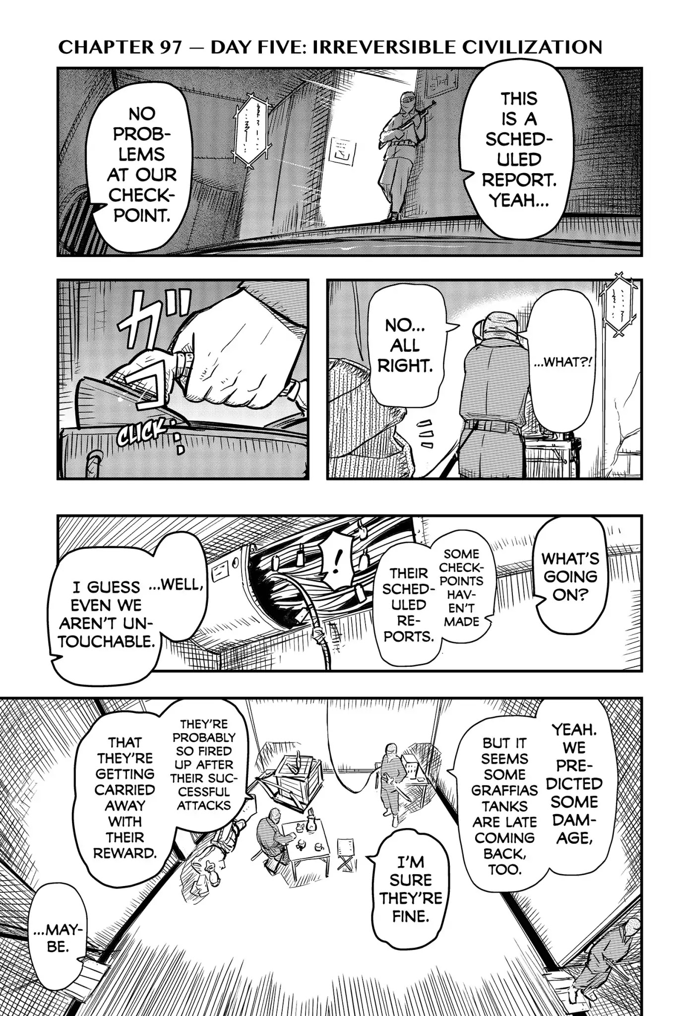 Pumpkin Scissors Chapter 96 page 1 - Chapter 96