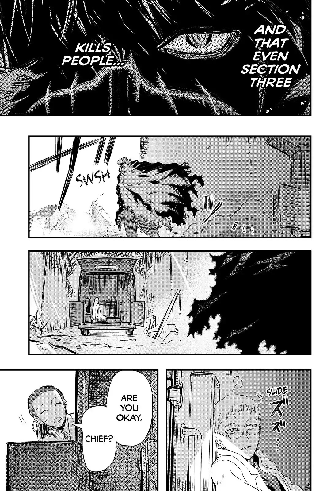 Pumpkin Scissors Chapter 97 page 13 - Chapter 97: Day Five: Overhaul I