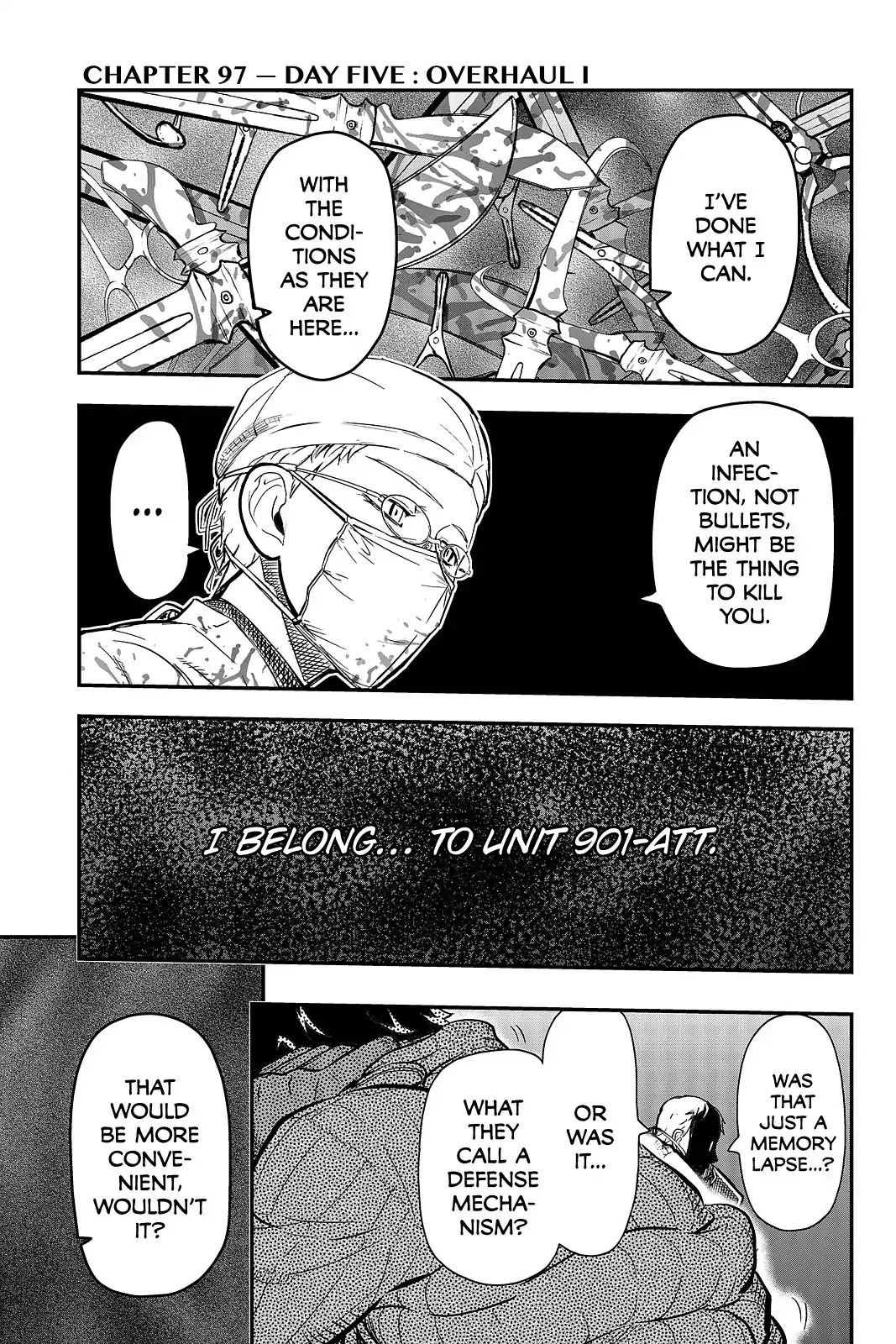 Pumpkin Scissors Chapter 97 page 7 - Chapter 97: Day Five: Overhaul I