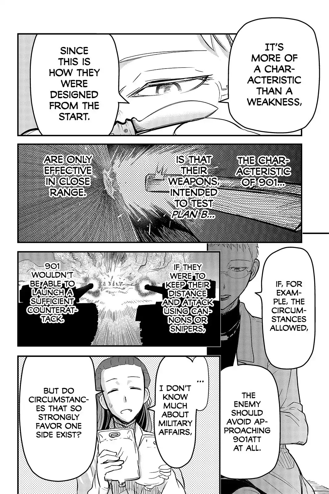Pumpkin Scissors Chapter 98 page 14 - Chapter 98: Day Five: Centipede