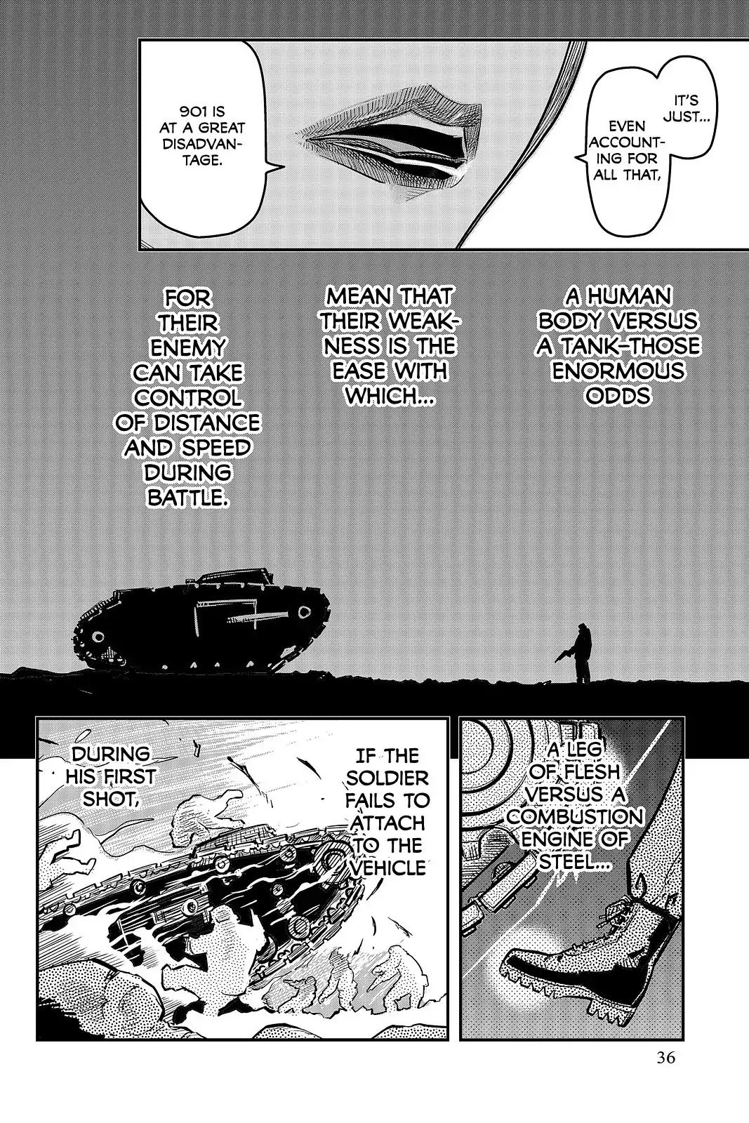 Pumpkin Scissors Chapter 98 page 16 - Chapter 98: Day Five: Centipede