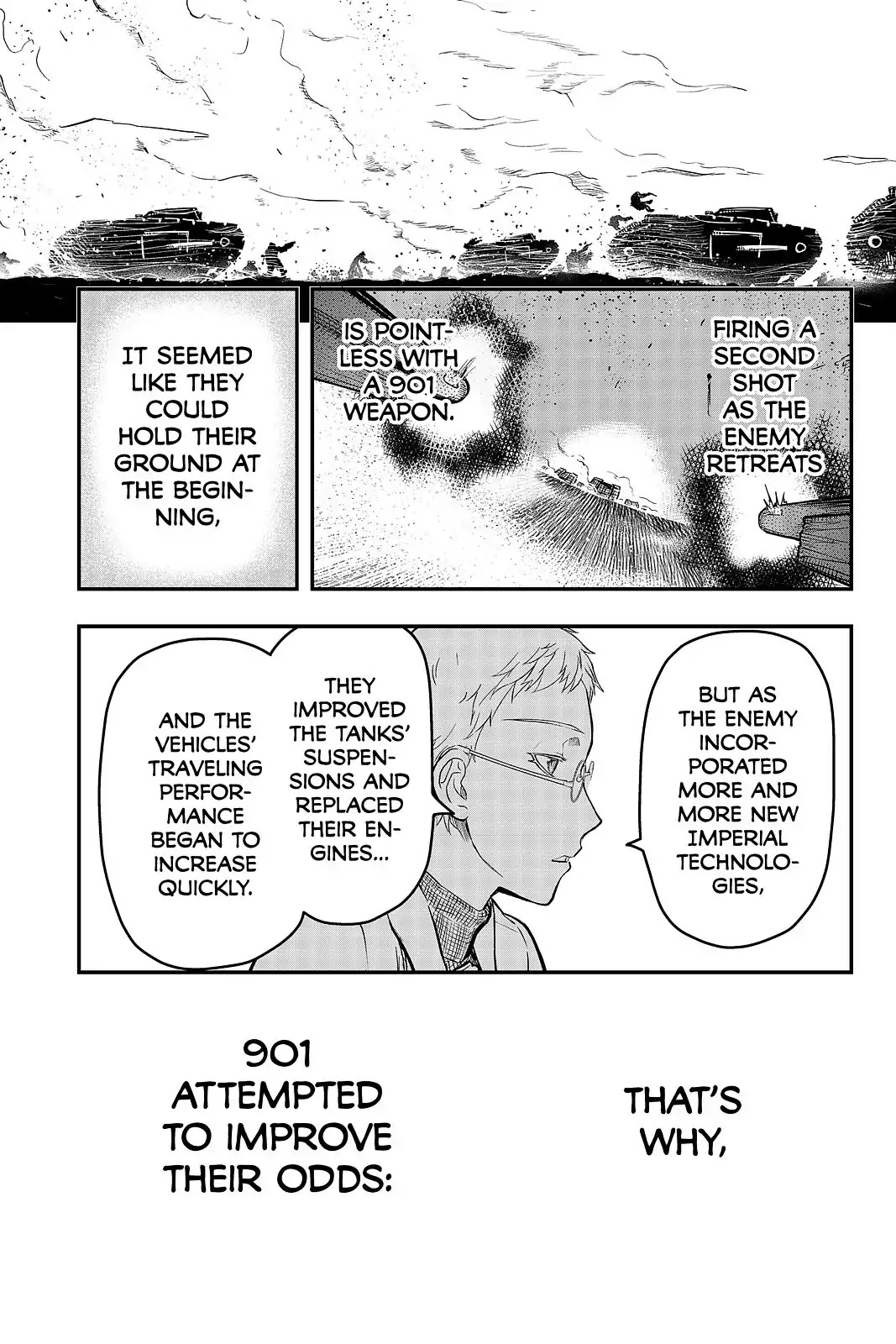 Pumpkin Scissors Chapter 98 page 17 - Chapter 98: Day Five: Centipede