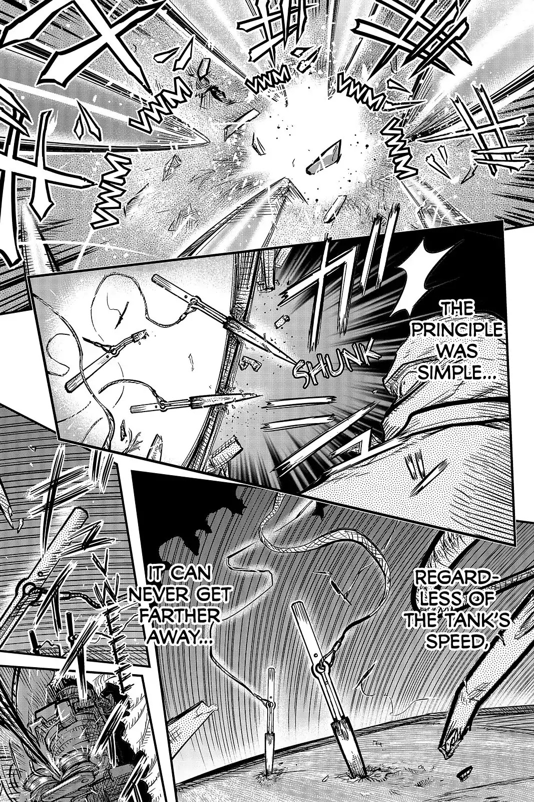 Pumpkin Scissors Chapter 98 page 19 - Chapter 98: Day Five: Centipede