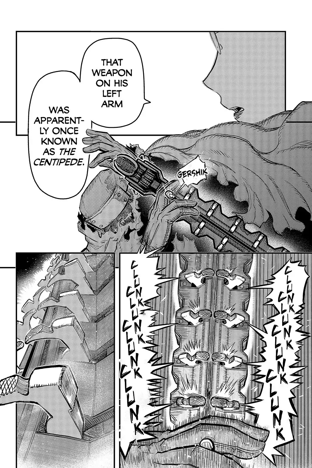 Pumpkin Scissors Chapter 98 page 6 - Chapter 98: Day Five: Centipede