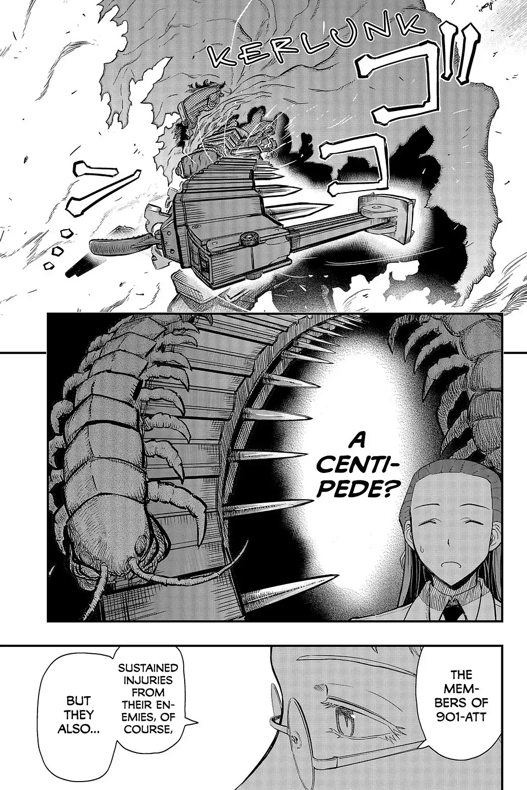Pumpkin Scissors Chapter 98 page 7 - Chapter 98: Day Five: Centipede