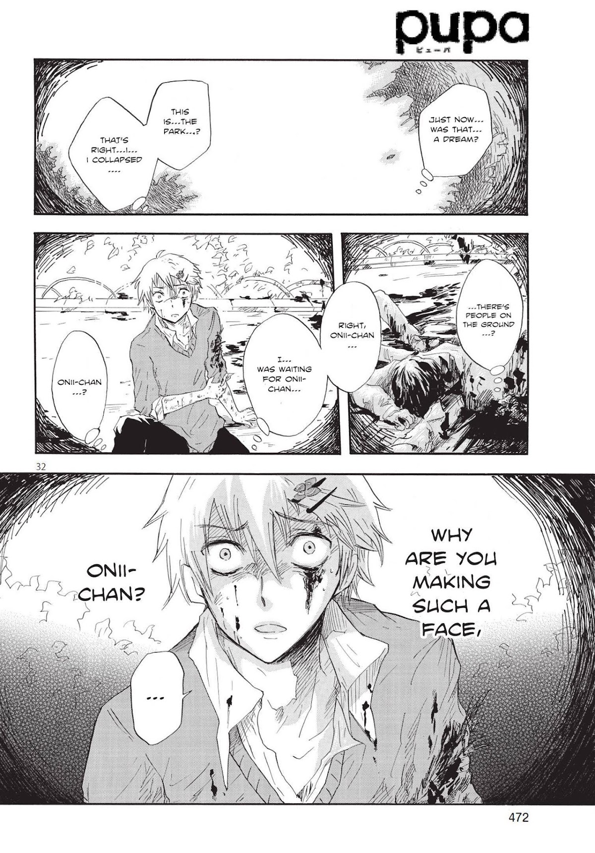 Pupa Chapter 1 page 32 - Chapter 1: A wonderful awakening