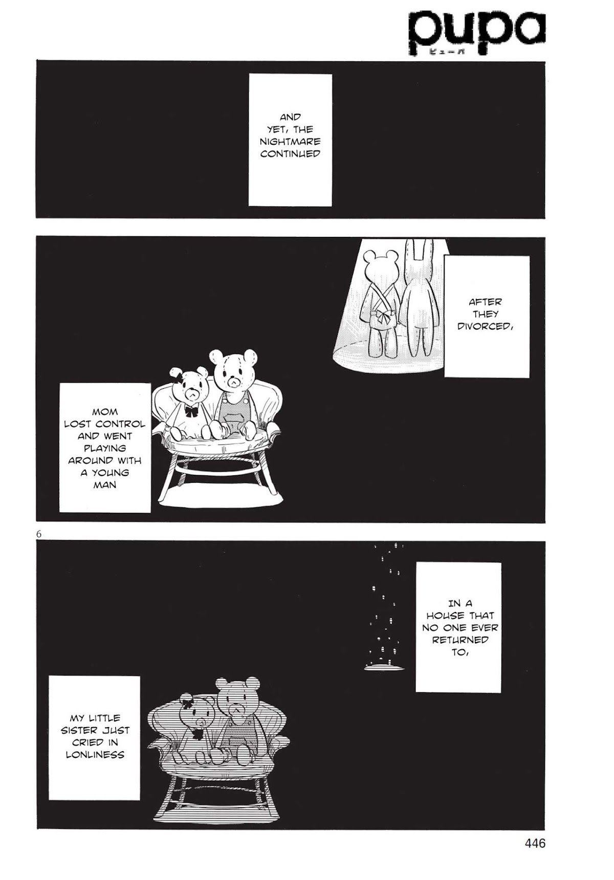 Pupa Chapter 1 page 6 - Chapter 1: A wonderful awakening