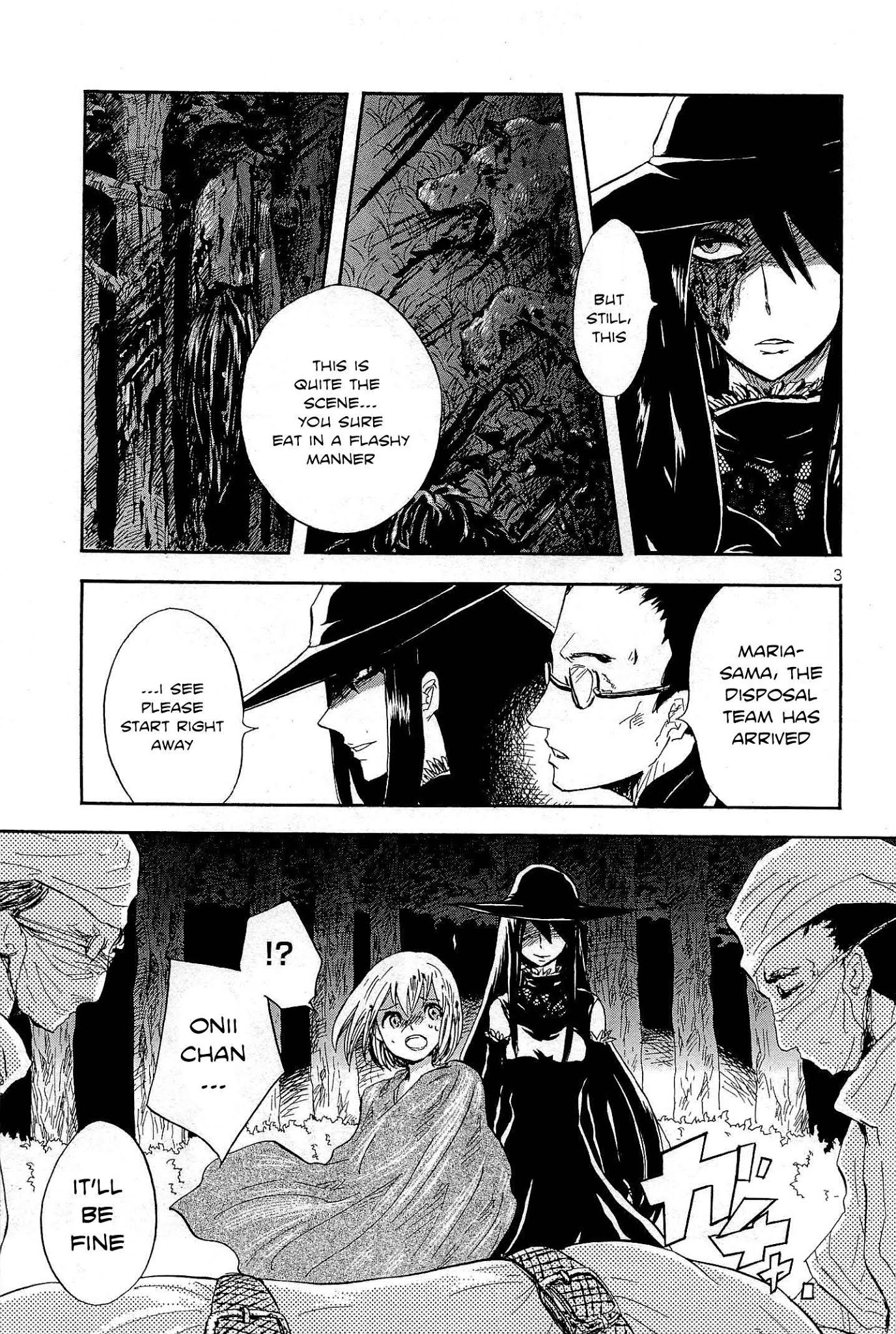 Pupa Chapter 3 page 4 - Chapter 3: Red makeup