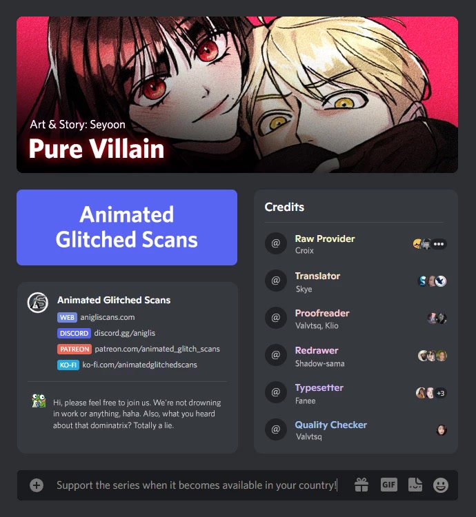 Pure Villain Chapter 13 page 1 - Chapter 13
