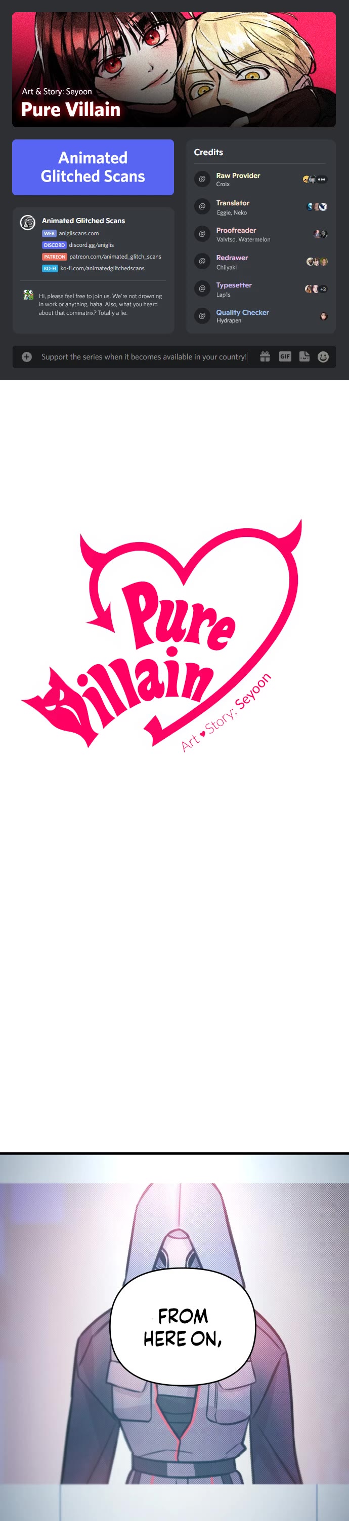 Pure Villain Chapter 3 page 1 - Chapter 3