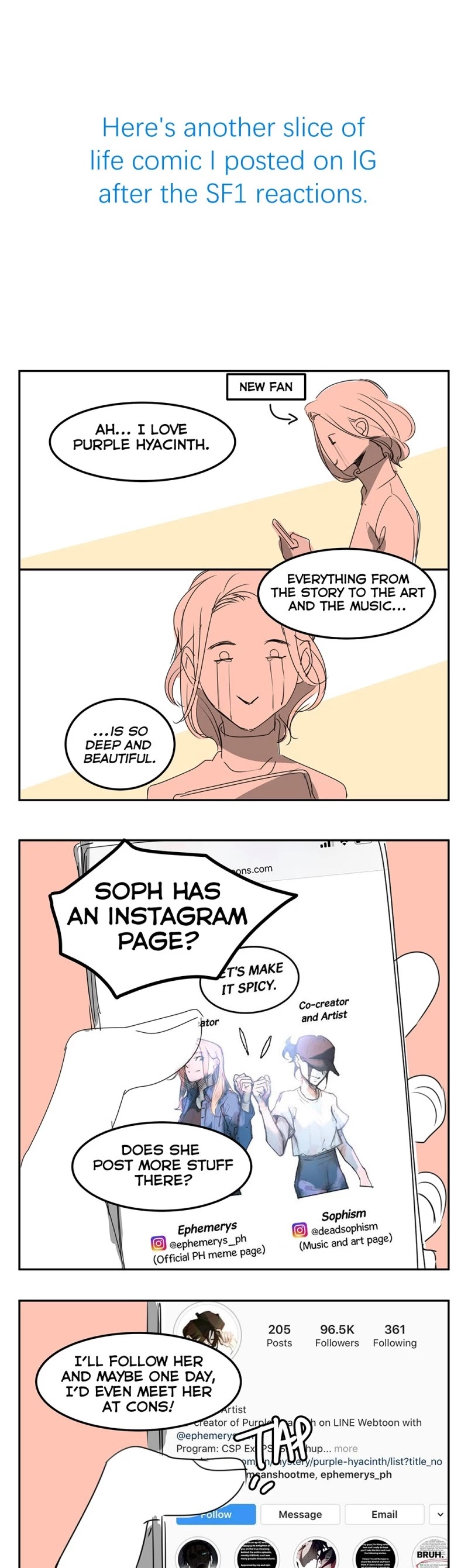 Purple Hyacinth Chapter 50 page 8 - Chapter 50: Season 1 Q&A #1