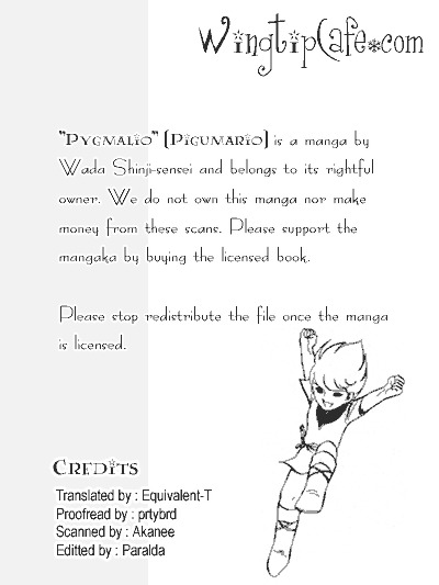 Pygmalio Chapter 3 page 1 - Chapter 3 : Episode I - Part 3 : Birthday... Then Journey Onwards