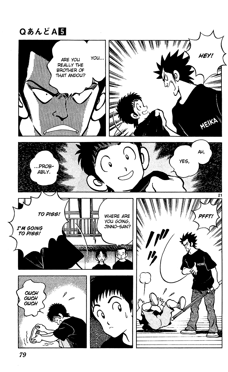 Q and A Chapter 26.2 page 21 - Chapter 26 v2 : Are You the Brother of That Andou?