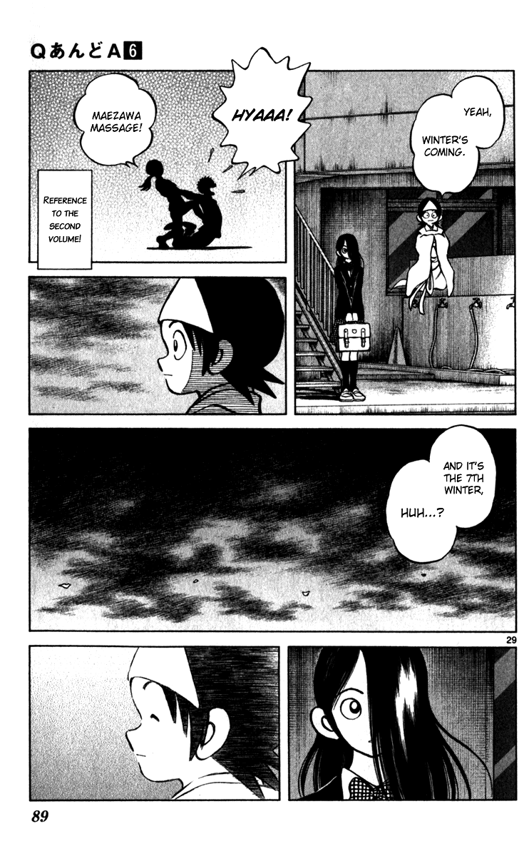 Q and A Chapter 32 page 30 - Chapter 32 v2 : Don't Tell Him About It at All