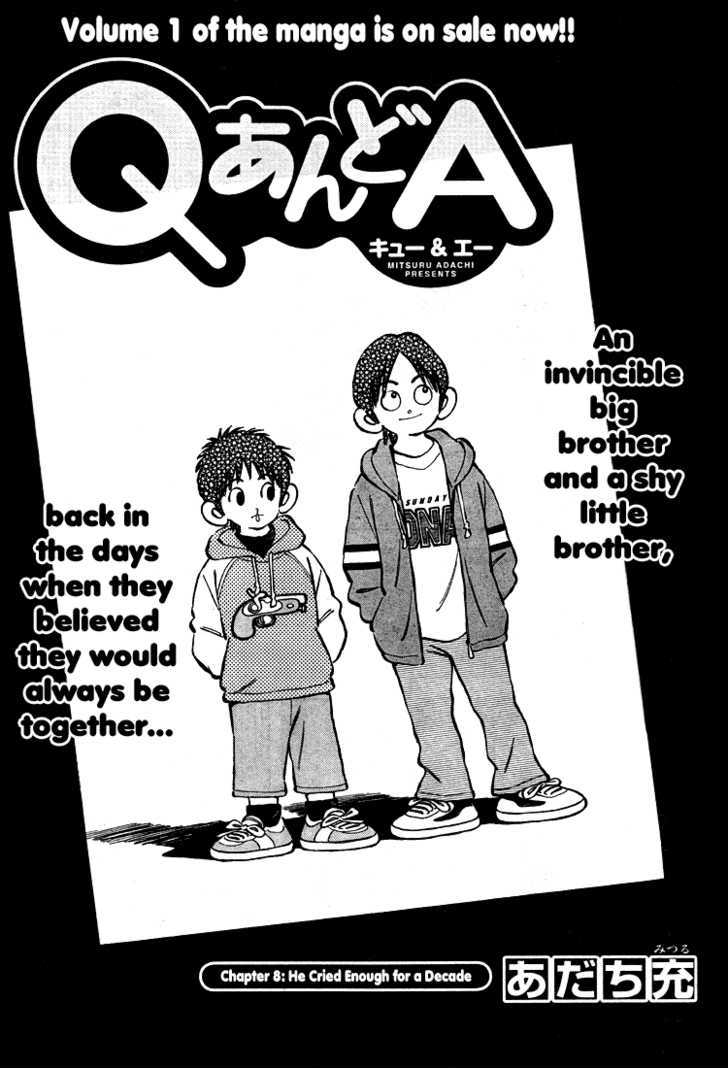 Q and A Chapter 8 page 2 - Chapter 8 : He cried enough for a decade